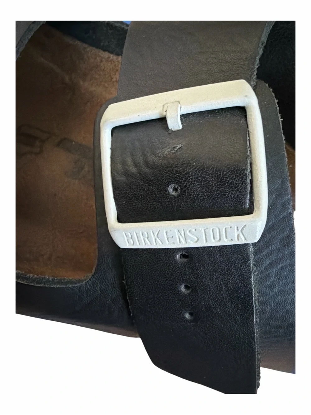 Birkenstock Arizona Black Leather Sandals 43 280 M10